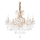 Ideal Lux - Candeeiro suspenso de cristal NAPOLEON 8xE14/40W/230V diâmetro 67 cm dourado