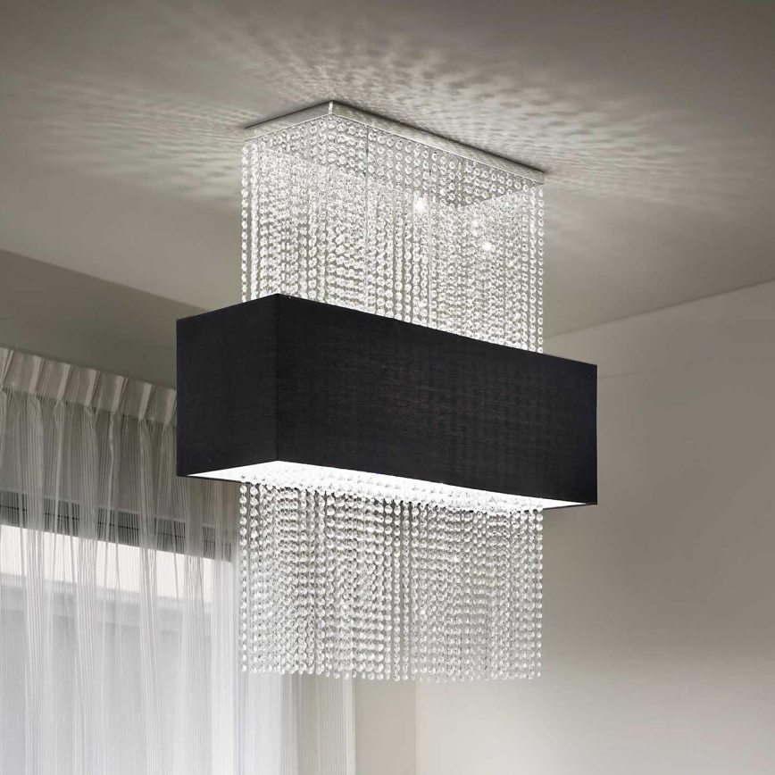 Ideal Lux - Candeeiro suspenso de cristal PHOENIX 5xE27/60W/230V