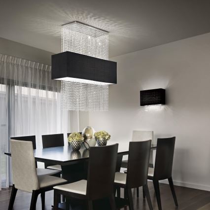 Ideal Lux - Candeeiro suspenso de cristal PHOENIX 5xE27/60W/230V