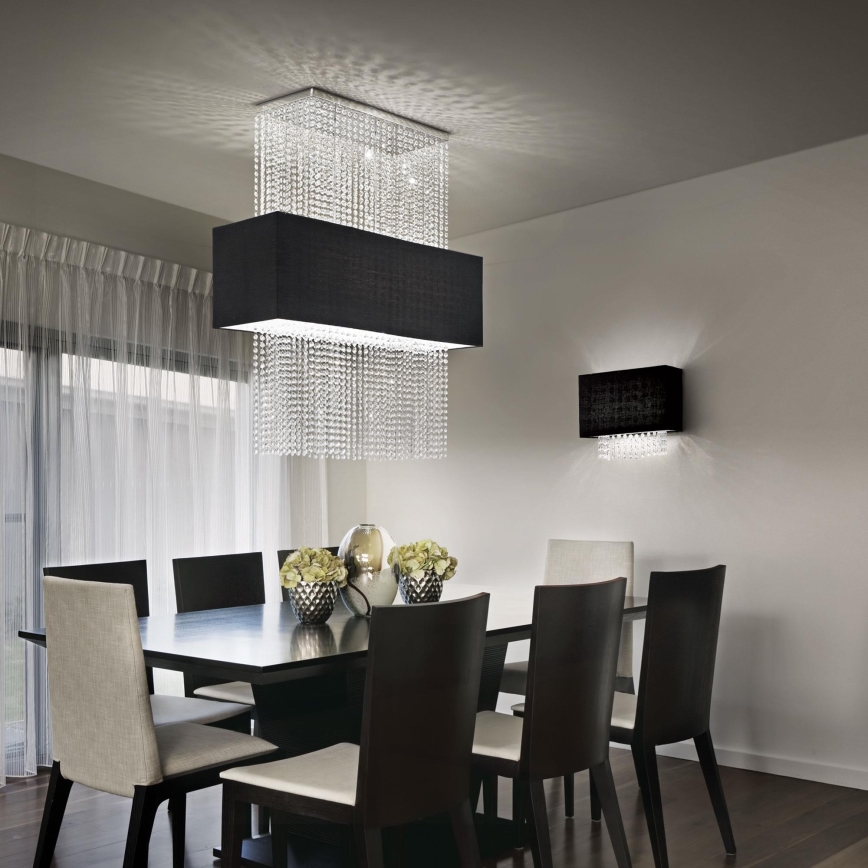 Ideal Lux - Candeeiro suspenso de cristal PHOENIX 5xE27/60W/230V
