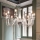 Ideal Lux - Candeeiro suspenso DOGE 12xE14/40W/230V diâmetro 91 cm cromado brilhante
