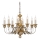 Ideal Lux - Candeeiro suspenso FIRENZE 8xE14/40W/230V diâmetro 64 cm dourado