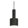 Ideal Lux - Candeeiro suspenso HOLLY 1xE27/60W/230V diâmetro 12 cm preto