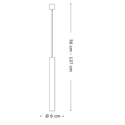 Ideal Lux - Candeeiro suspenso LED 1xGU10/7W/230V CRI 90
