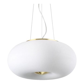 Ideal Lux - Candeeiro suspenso LED ARIZONA 3xGX53/9W/230V diâmetro 40 cm branco