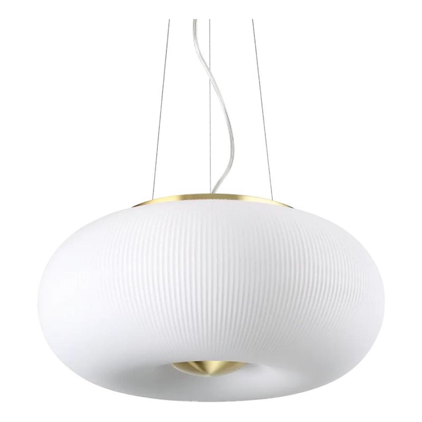 Ideal Lux - Candeeiro suspenso LED ARIZONA 3xGX53/9W/230V diâmetro 40 cm branco