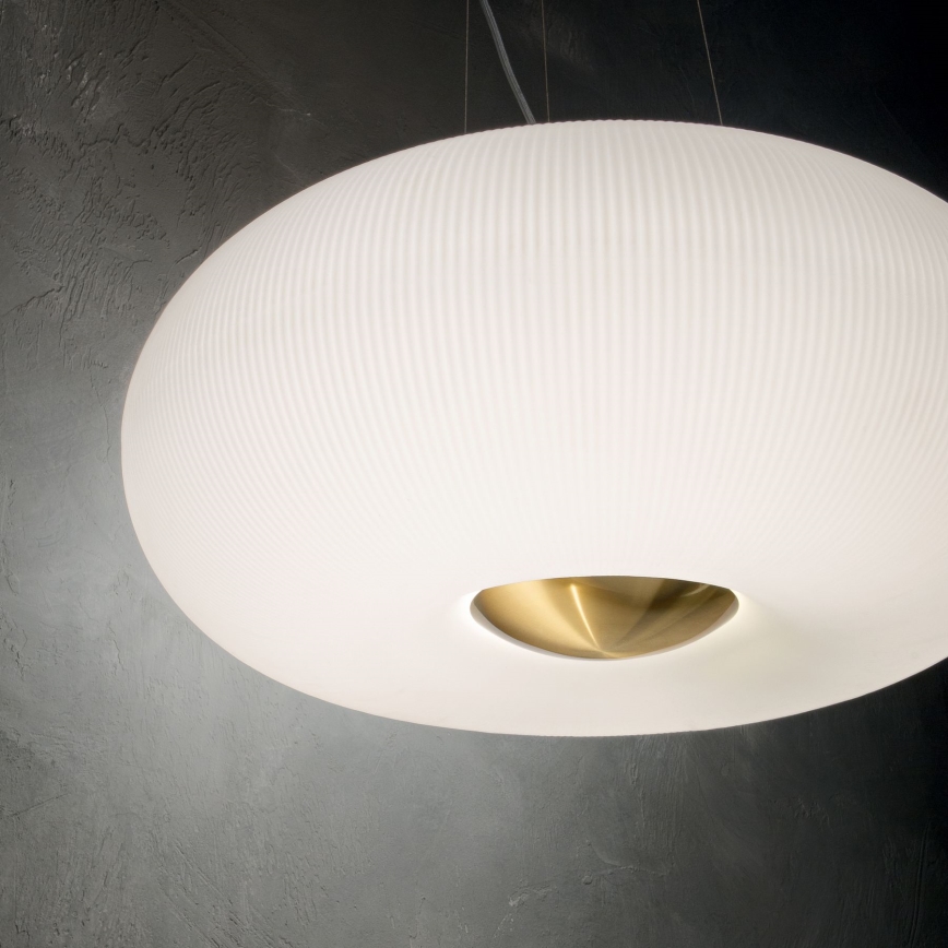 Ideal Lux - Candeeiro suspenso LED ARIZONA 3xGX53/9W/230V diâmetro 40 cm branco