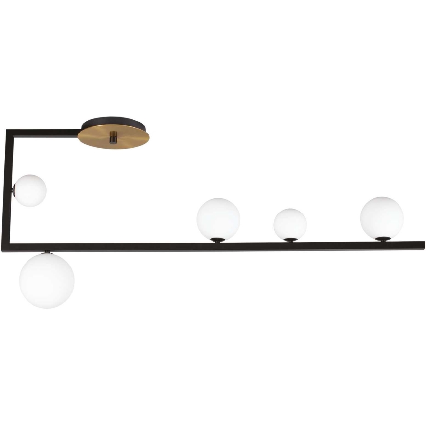 Ideal Lux - Candeeiro suspenso LED BIRDS 5xG9/3W/230V preto/dourado