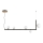 Ideal Lux - Candeeiro suspenso LED BIRDS 5xG9/3W/230V preto/dourado