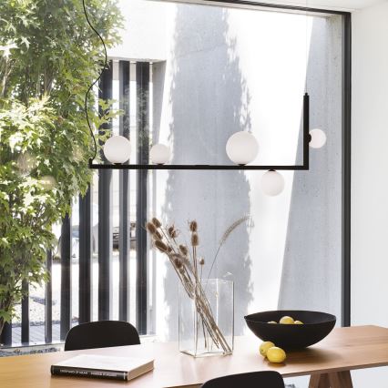 Ideal Lux - Candeeiro suspenso LED BIRDS 5xG9/3W/230V preto/dourado