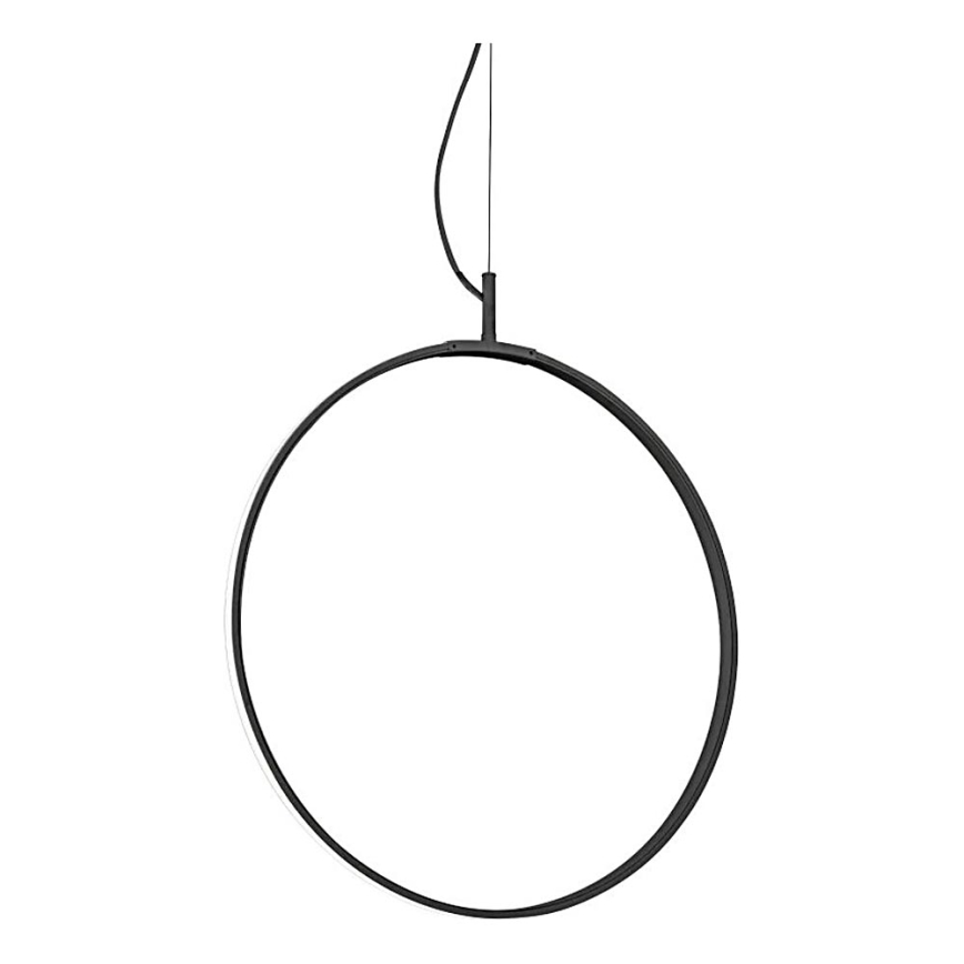 Ideal Lux - Candeeiro suspenso LED CIRCUS LED/29W/230V diâmetro 44 cm CRI 90 preto