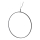 Ideal Lux - Candeeiro suspenso LED CIRCUS LED/33W/230V diâmetro 60 cm CRI 90 preto
