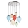 Ideal Lux - Candeeiro suspenso LED CLOWN 8xG9/3W/230V diâmetro 50 cm colorido