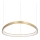 Ideal Lux - Candeeiro suspenso LED com regulação GEMINI LED/48W/230V diâmetro 61 cm CRI 90 dourado