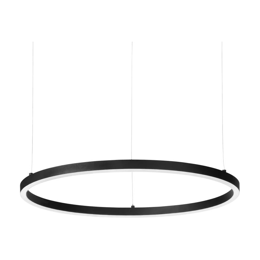 Ideal Lux - Candeeiro suspenso LED com regulação ORACLE SLIM LED/42W/230V 4000K diâmetro 90 cm CRI 90 preto
