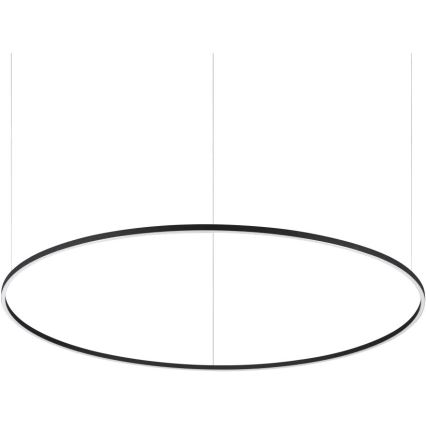 Ideal Lux - Candeeiro suspenso LED com regulação ORACLE SLIM LED/83W/230V 4000K diâmetro 150 cm CRI 90 preto