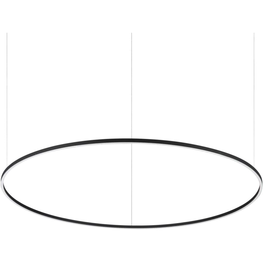 Ideal Lux - Candeeiro suspenso LED com regulação ORACLE SLIM LED/83W/230V 4000K diâmetro 150 cm CRI 90 preto