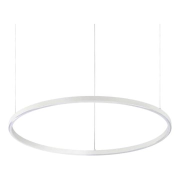 Ideal Lux - Candeeiro suspenso LED com regulação ORACLE SLIM LED/39W/230V 3000K diâmetro 70 cm branco