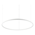 Ideal Lux - Candeeiro suspenso LED com regulação ORACLE SLIM LED/43W/230V 3000K diâmetro 90 cm branco