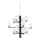 Ideal Lux - Candeeiro suspenso LED COPERNICO 12xG9/3W/230V diâmetro 71 cm preto