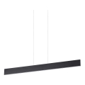 Ideal Lux - Candeeiro suspenso LED DESK LED/32W/230V 102,5 cm CRI 90 preto