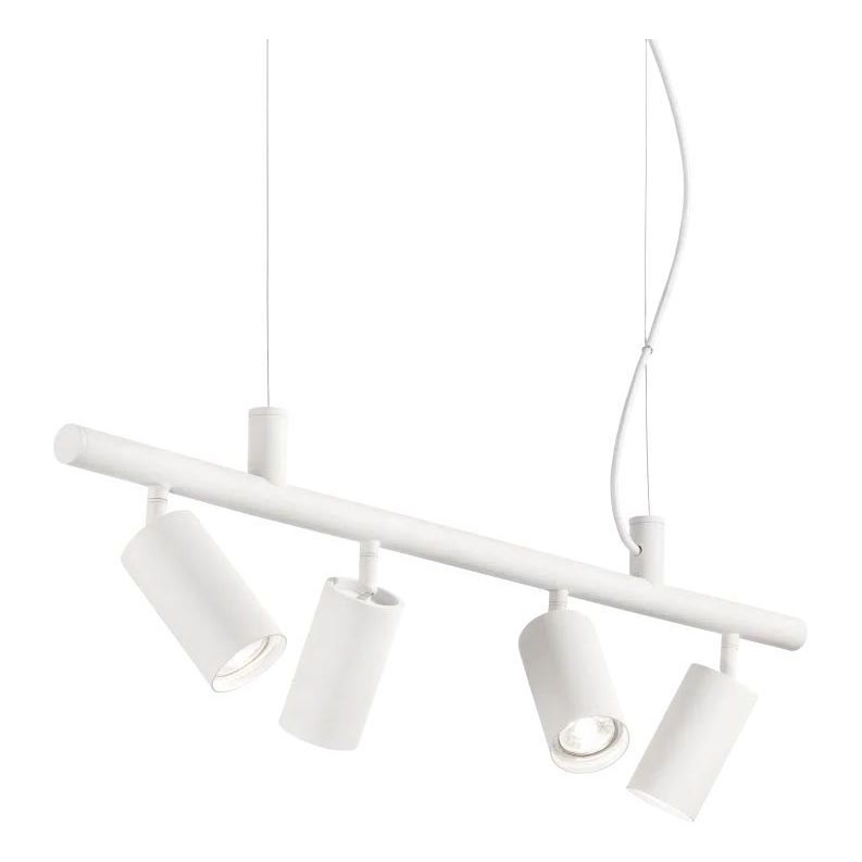 Ideal Lux - Candeeiro suspenso LED DYNAMITE 4xGU10/7W/230V CRI 90 branco