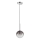 Ideal Lux - Candeeiro suspenso LED EQUINOXE 1xG4/2W/230V diâmetro 15 cm cromado brilhante/fumado