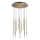 Ideal Lux - Candeeiro suspenso LED FILO LED/25W/230V latão