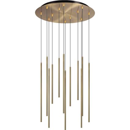 Ideal Lux - Candeeiro suspenso LED FILO LED/25W/230V latão