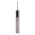 Ideal Lux - Candeeiro suspenso LED FLAM LED/10W/230V diâmetro 6 cm CRI 90 cinzento