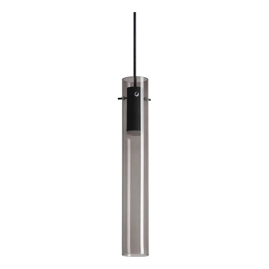 Ideal Lux - Candeeiro suspenso LED FLAM LED/10W/230V diâmetro 6 cm CRI 90 cinzento