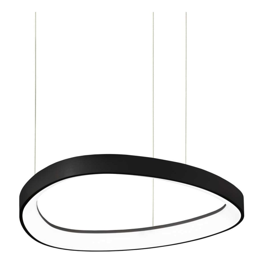 Ideal Lux - Candeeiro suspenso LED GEMINI LED/38W/230V diâmetro 42,5 cm CRI 90 preto