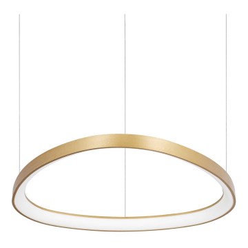 Ideal Lux - Candeeiro suspenso LED GEMINI LED/48W/230V diâmetro 61 cm CRI 90 dourado