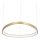 Ideal Lux - Candeeiro suspenso LED GEMINI LED/48W/230V diâmetro 61 cm CRI 90 dourado