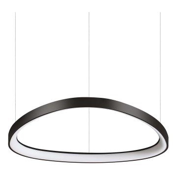 Ideal Lux - Candeeiro suspenso LED GEMINI LED/48W/230V diâmetro 61 cm preto