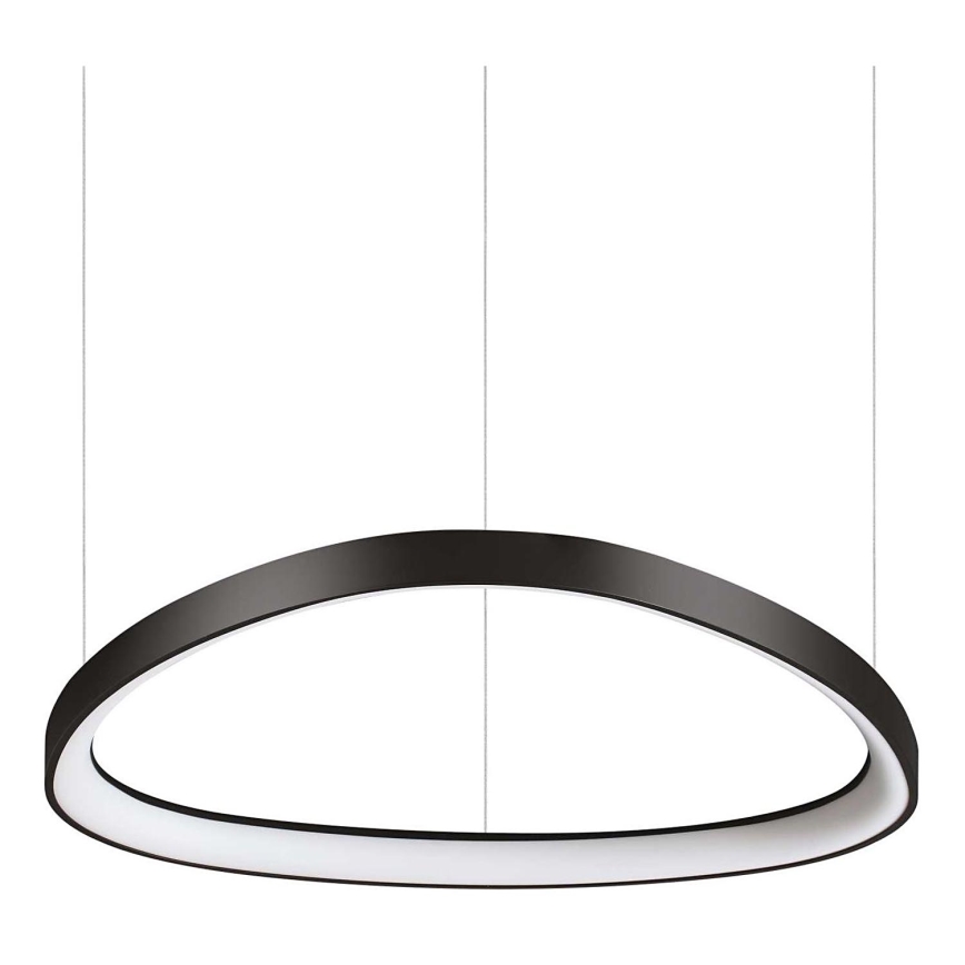 Ideal Lux - Candeeiro suspenso LED GEMINI LED/48W/230V diâmetro 61 cm preto
