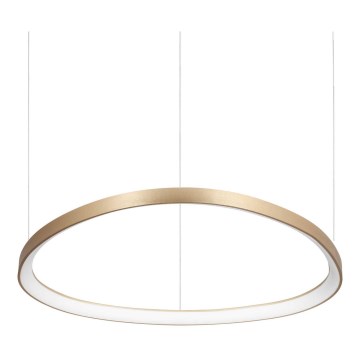 Ideal Lux - Candeeiro suspenso LED GEMINI LED/59W/230V diâmetro 81 cm CRI 90 dourado
