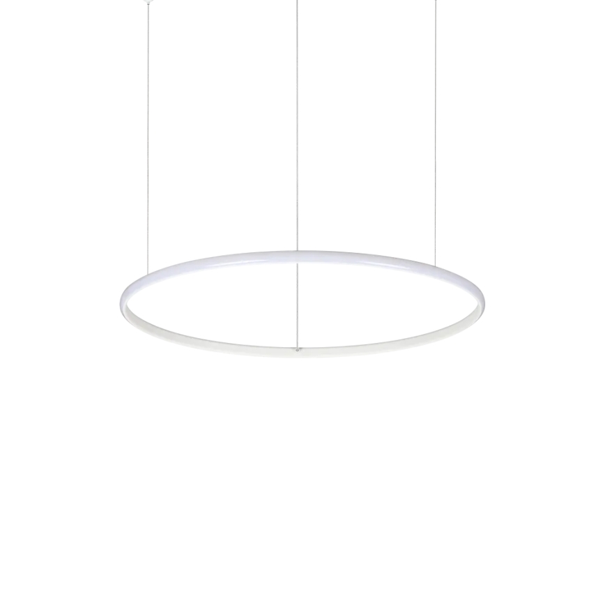 Ideal Lux - Candeeiro suspenso LED HULAHOOP LED/28W/230V 3000K diâmetro 61 cm CRI 90 branco