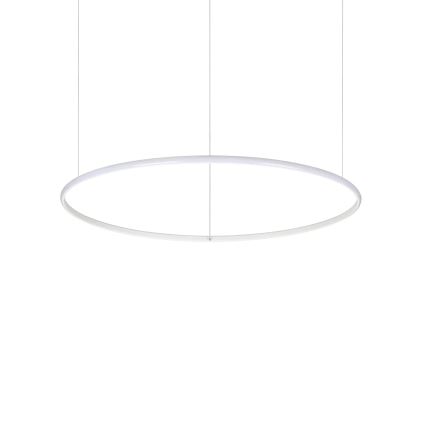 Ideal Lux - Candeeiro suspenso LED HULAHOOP LED/39W/230V 3000K diâmetro 81,5 cm CRI 90 branco