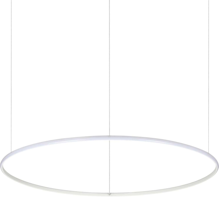Ideal Lux - Candeeiro suspenso LED HULAHOOP LED/46W/230V 3000K diâmetro 100 cm CRI 90 branco