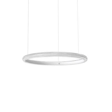 Ideal Lux - Candeeiro suspenso LED MIRACLE LED/37W/230V diâmetro 60 cm CRI 90 cromado mate