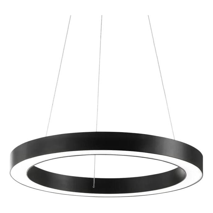 Ideal Lux - Candeeiro suspenso LED ORACLE LED/28W/230V 3000K diâmetro 50 cm CRI 90 preto