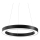 Ideal Lux - Candeeiro suspenso LED ORACLE LED/28W/230V 3000K diâmetro 50 cm CRI 90 preto