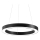Ideal Lux - Candeeiro suspenso LED ORACLE LED/33W/230V 3000K diâmetro 60 cm CRI 90 preto