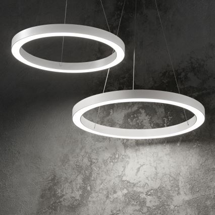 Ideal Lux - Candeeiro suspenso LED ORACLE LED/35W/230V 3000K diâmetro 70 cm CRI 90 branco