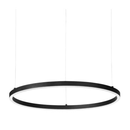 Ideal Lux - Candeeiro suspenso LED com regulação ORACLE SLIM LED/29W/230V 3000K diâmetro 50 cm preto