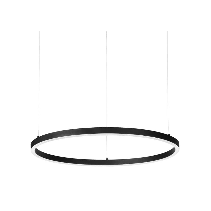 Ideal Lux - Candeeiro suspenso LED com regulação ORACLE SLIM LED/29W/230V 3000K diâmetro 50 cm preto