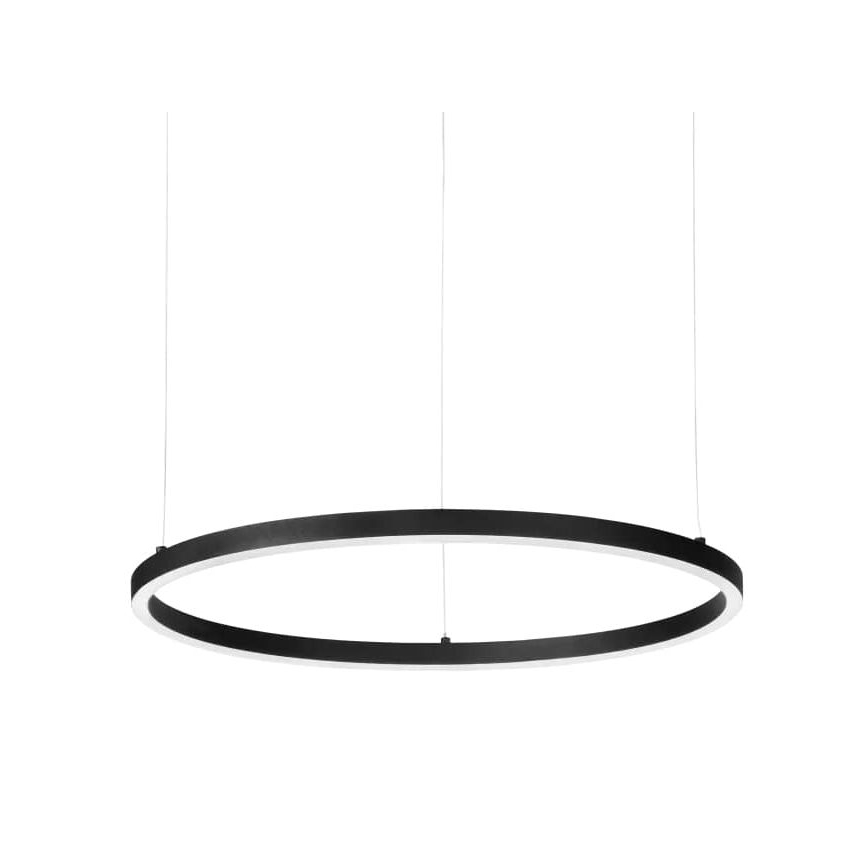 Ideal Lux - Candeeiro suspenso LED ORACLE SLIM LED/32W/230V 3000K diâmetro 50 cm preto