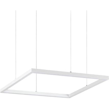 Ideal Lux - Candeeiro suspenso LED ORACLE SLIM LED/33W/230V 3000K 50x50 cm branco