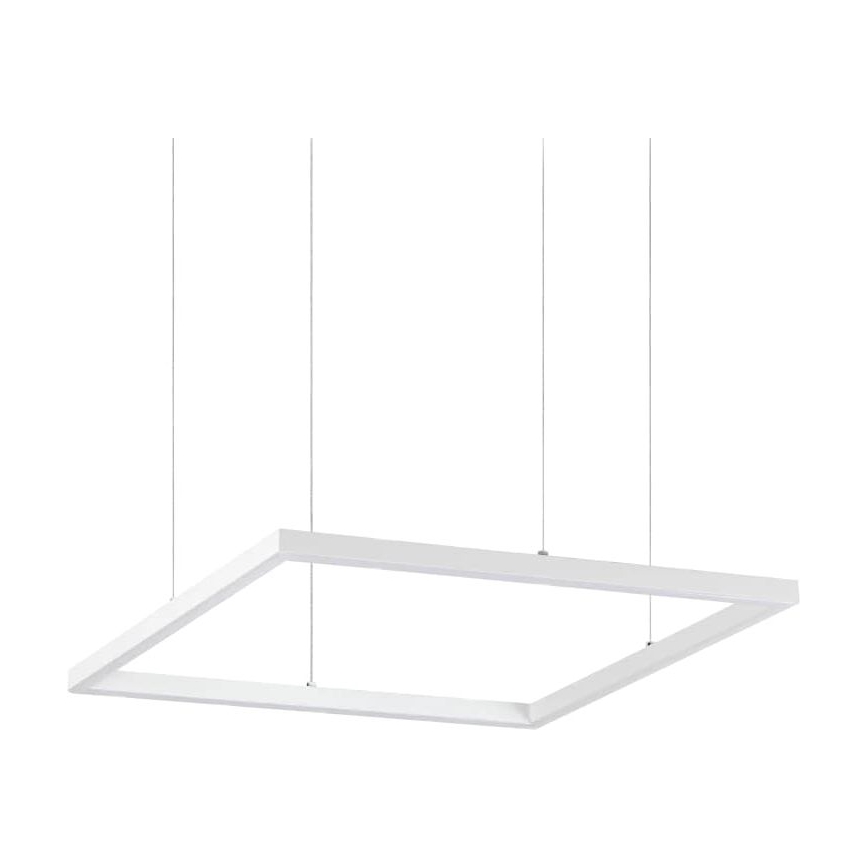 Ideal Lux - Candeeiro suspenso LED ORACLE SLIM LED/33W/230V 3000K 50x50 cm branco